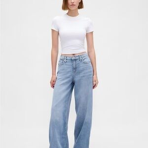 Baggy Mid Rise Ultasoft Denim